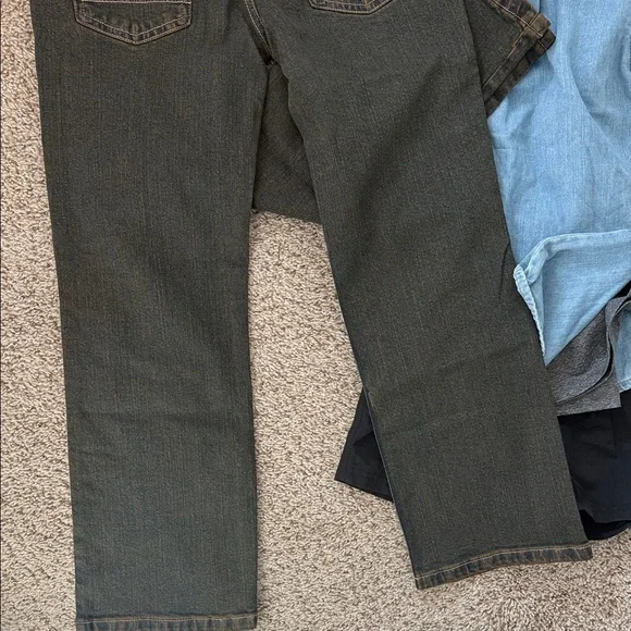 Cat & Jack Sz 10/12 boys bundle- jeans,shirt,swim - Picture 10 of 10